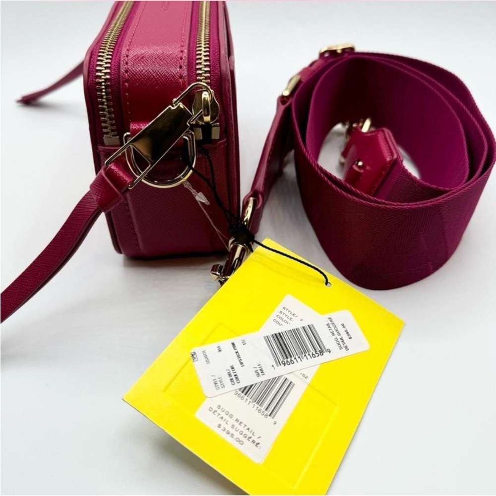 NEW Marc Jacobs Lipstick Pink Utility Snapshot Camera Crossbody Bag Purse - Picture 4 of 11